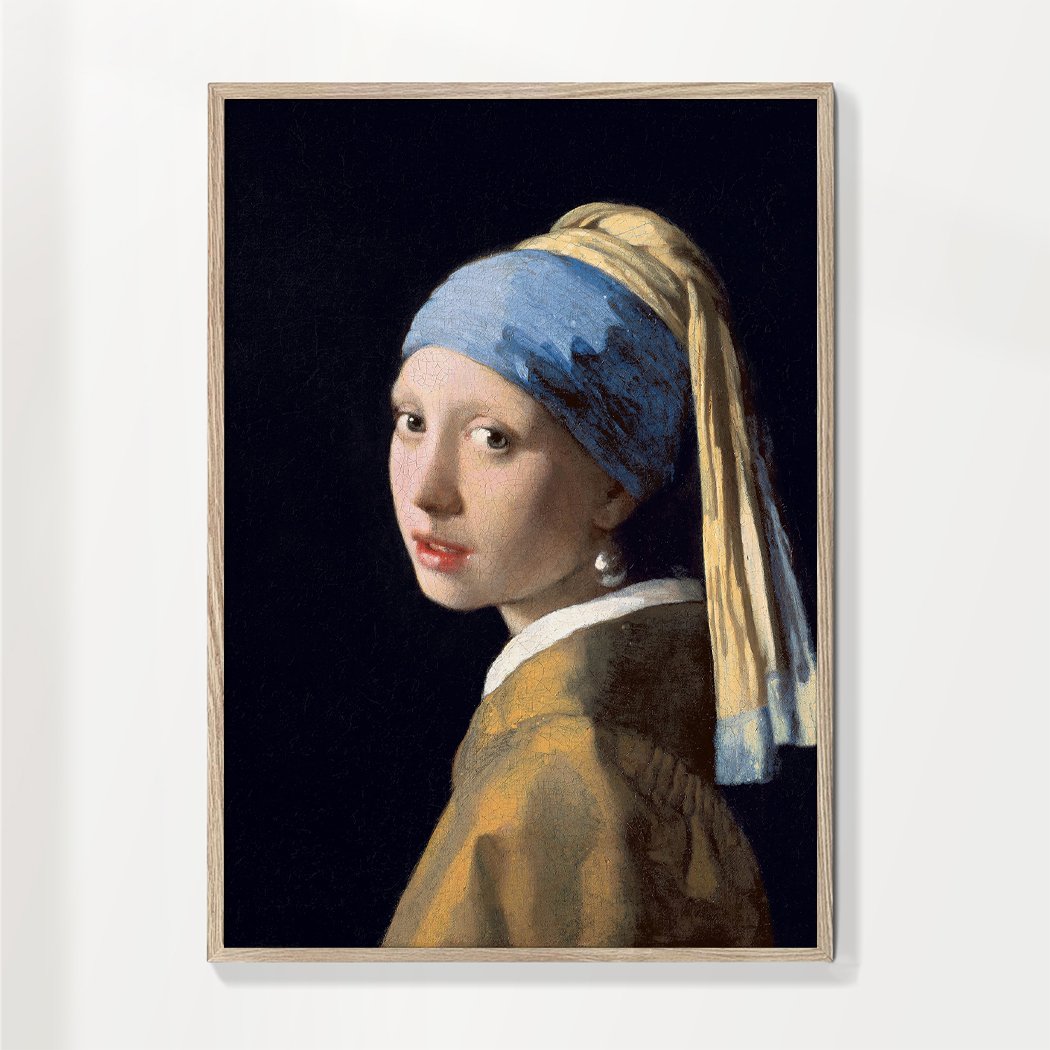 Girl with the Pearl Earring Scandinavian Wall Poster