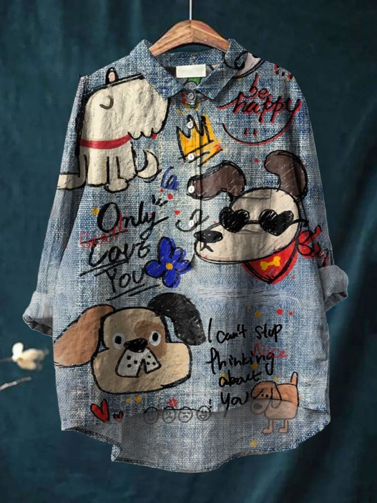 Maisie - Graffiti Printed Blouse