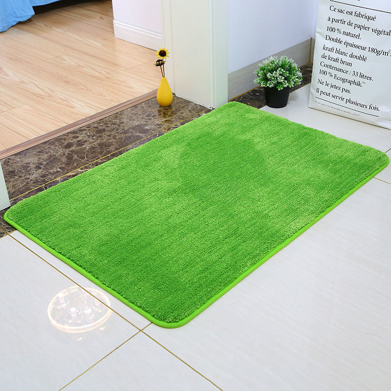 Solid Color Tufted Non-Slip Bath Mat