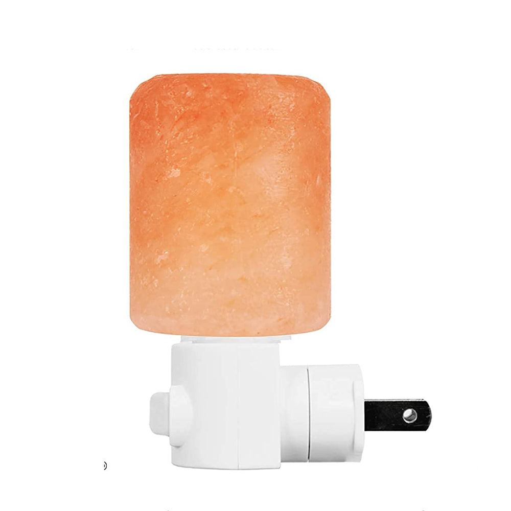Natural Himalayan Salt Lamp with LED Light - Handcrafted Crystal Night Light