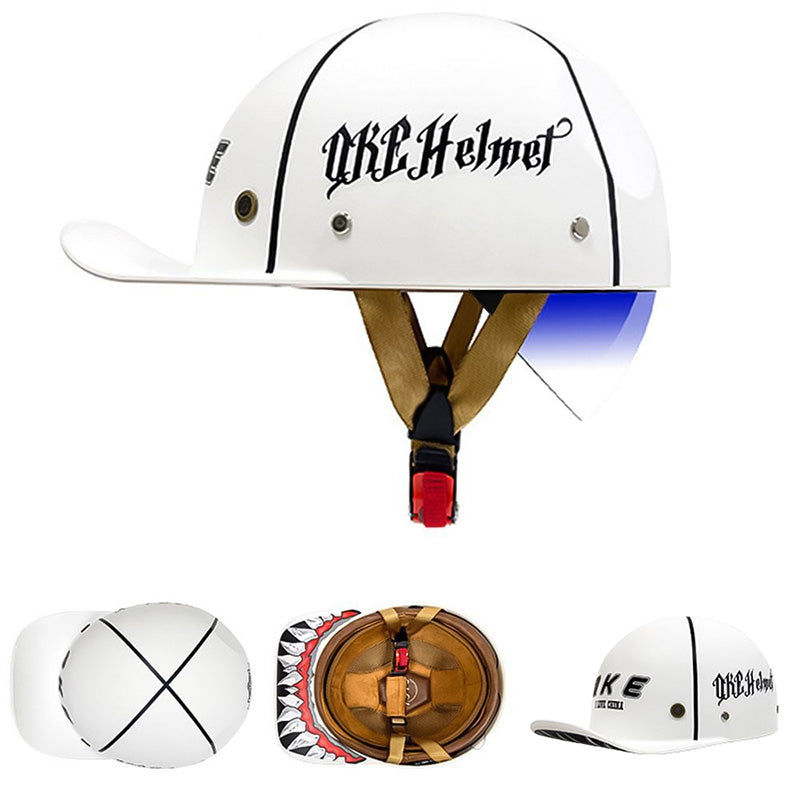 DOT Approved Lightweight Motorcycle Baseball Helmet