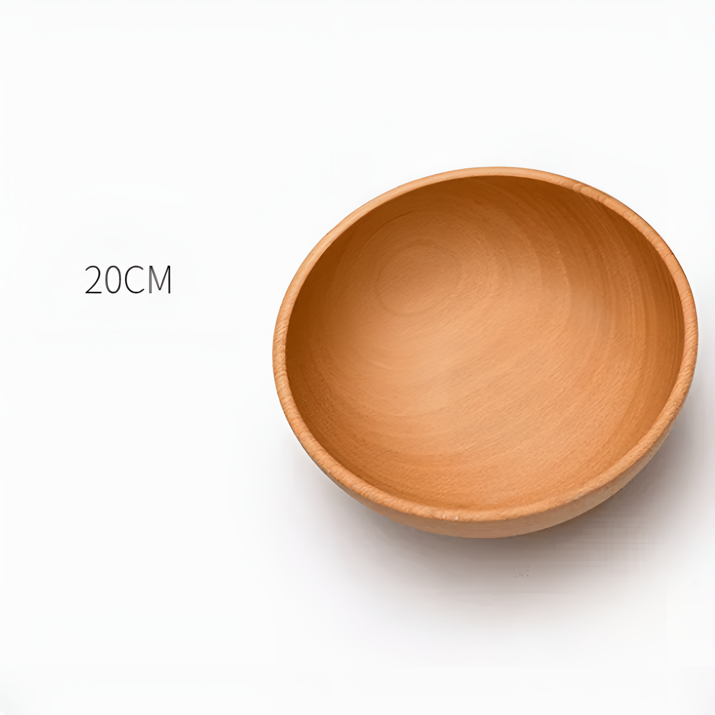 Durable Beech Wood Salad Serving Bowl