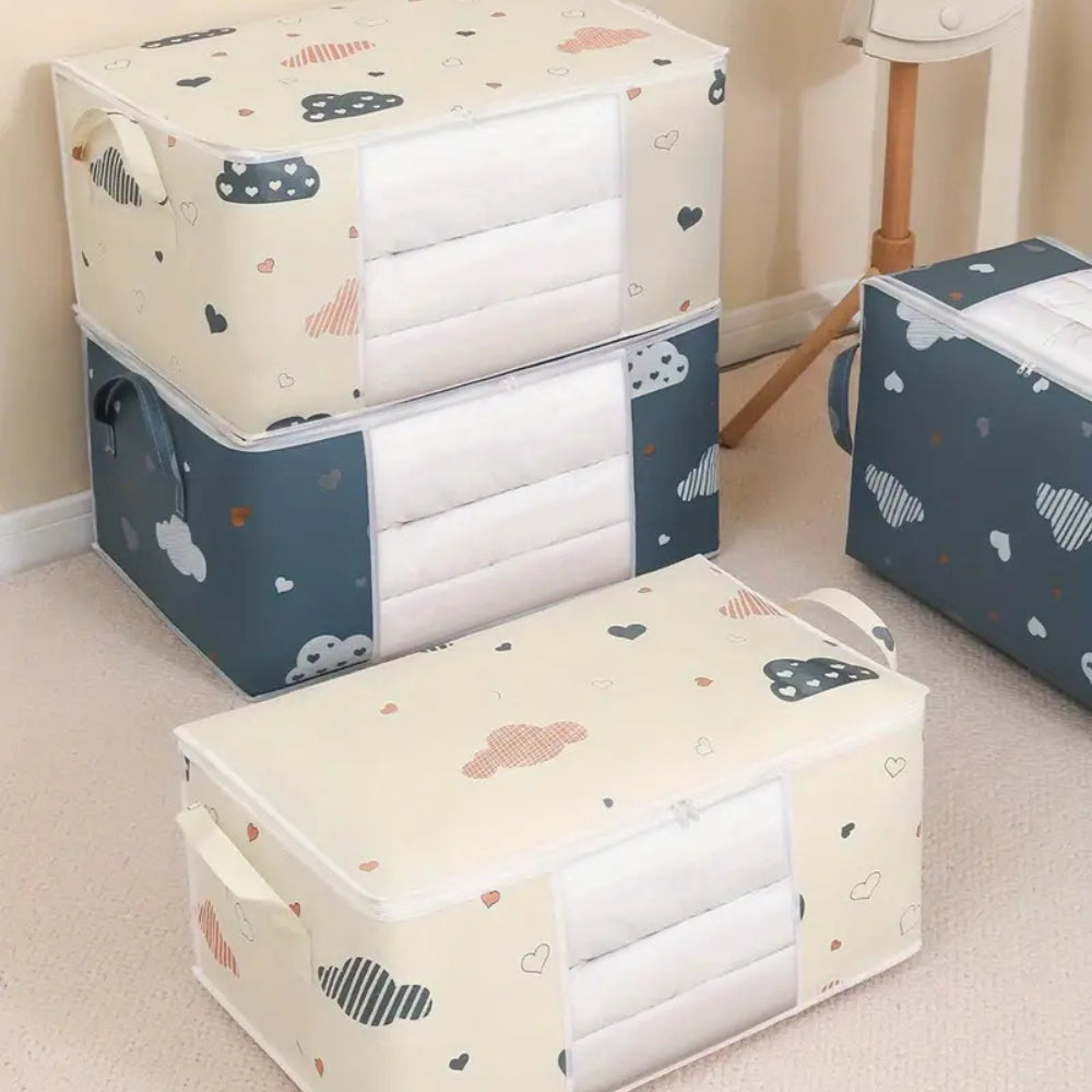 Durable Kids Clothes Storage Bag with Reinforced Handles