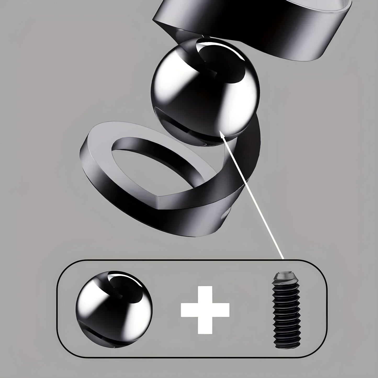 Decorative Metal Floating Gyroscope Fidget Spinner