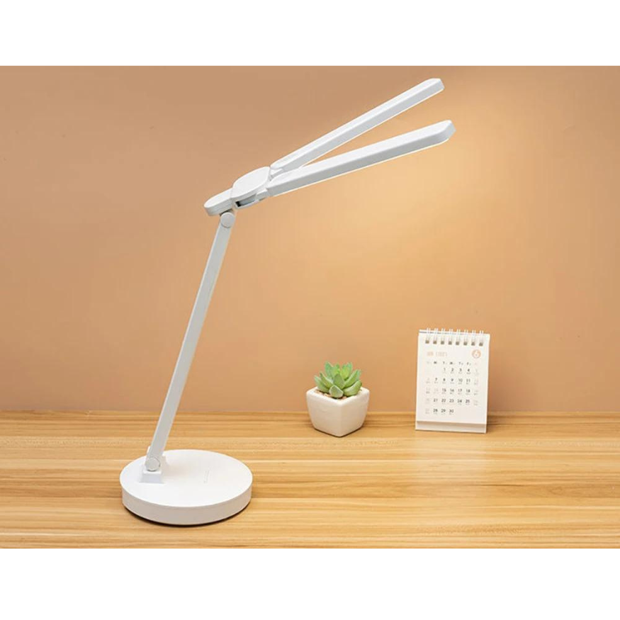 Adjustable Rechargeable LED Reading Lamp with Phone Holder