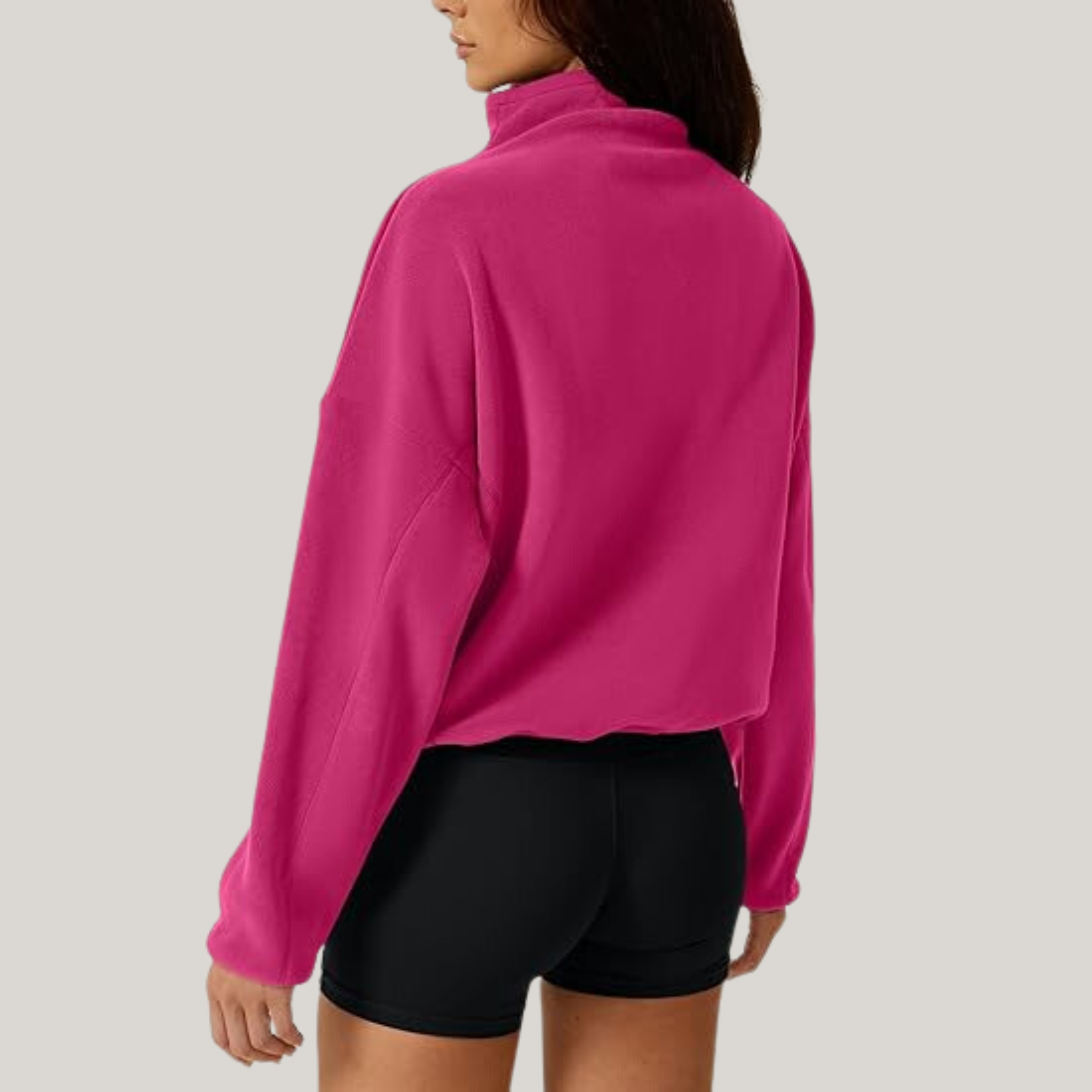 Rhea - Half-Zip Fleece Sweater