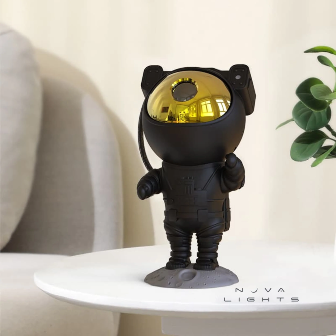 Astronaut Space Night Light with 8 Color Options and Adjustable Brightness