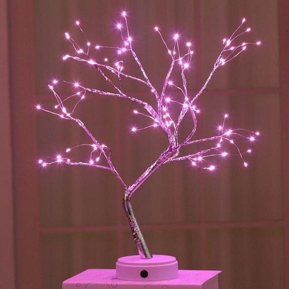 LED Spirit Tree Night Light with Warm White Lights