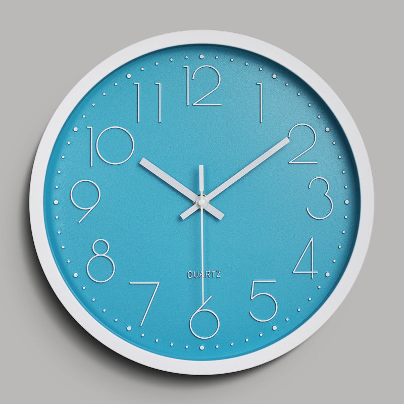 Silent 3D Wall Clock 30 cm Eco-Friendly Design
