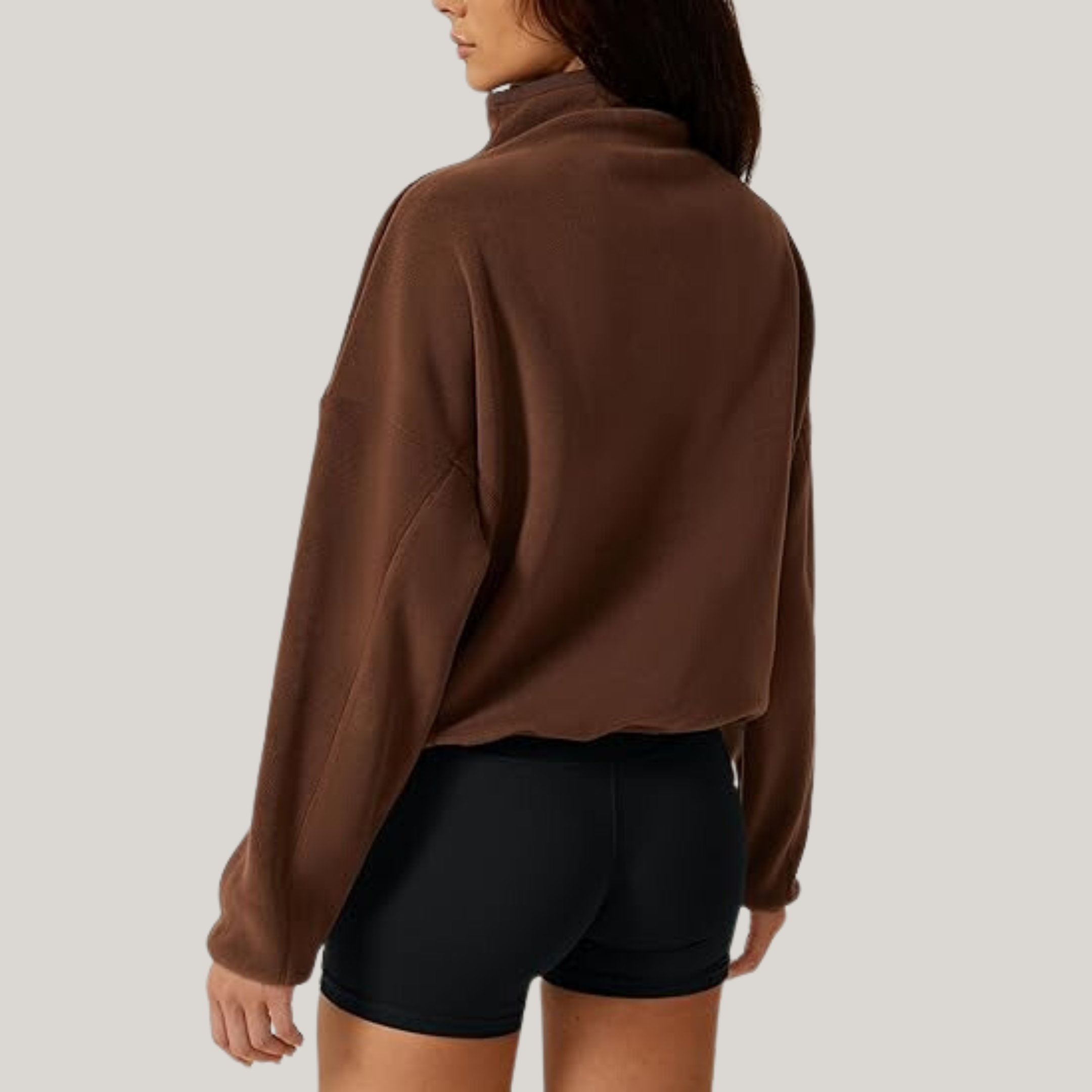Rhea - Half-Zip Fleece Sweater
