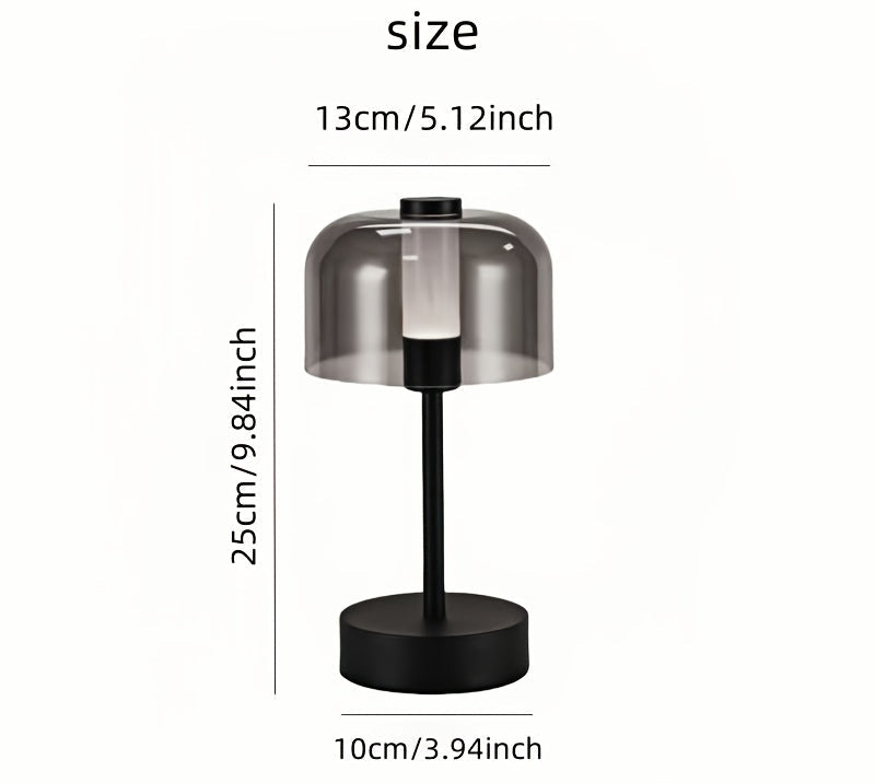Vintage USB Rechargeable LED Table Lamp with Dimmable Touch Control