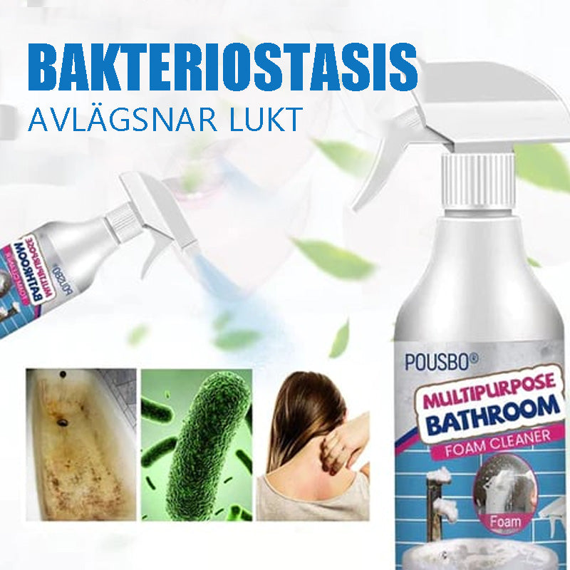 Multifunctional Foam Bathroom Cleaner for Stains and Odors