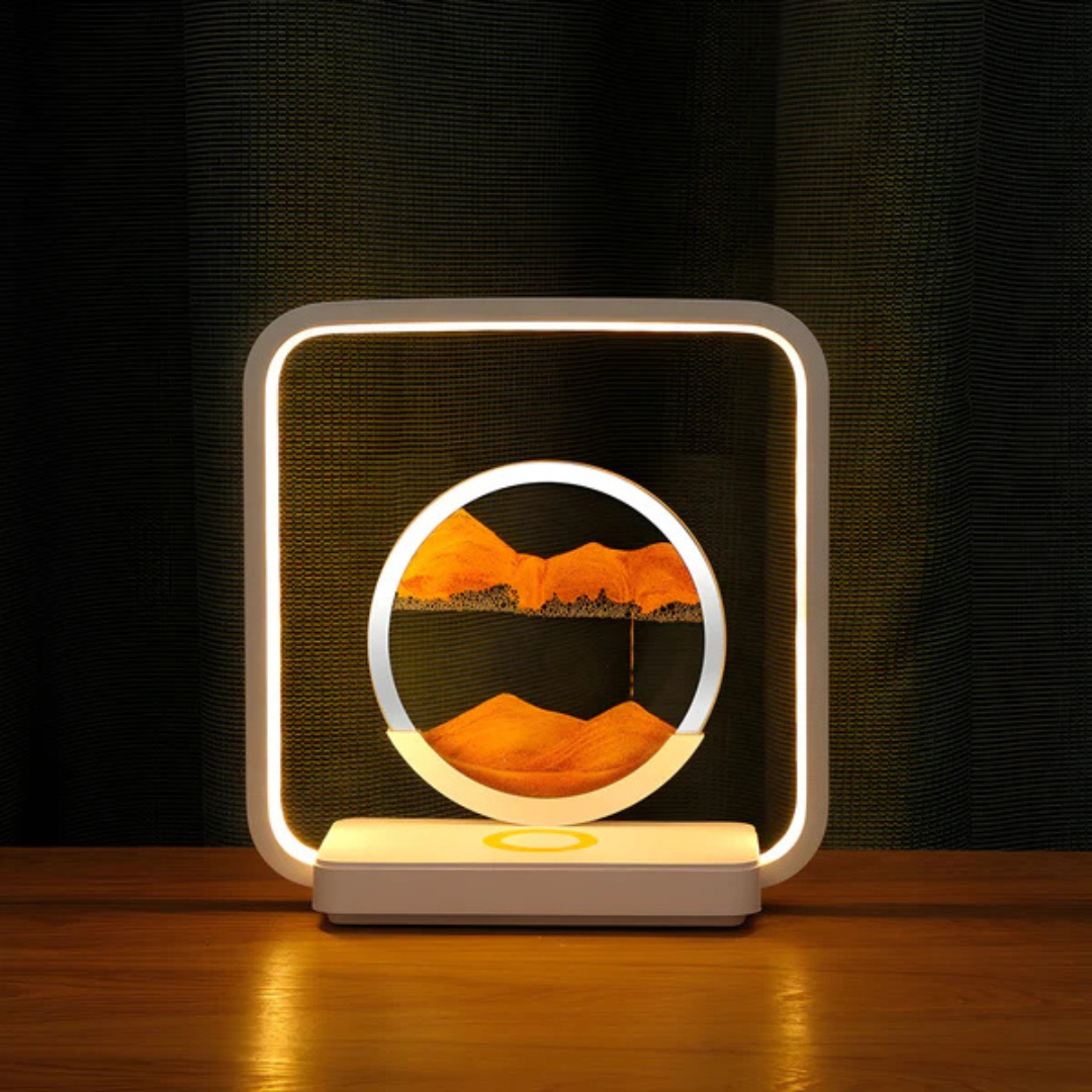 3D LED Sand Stream Table Lamp