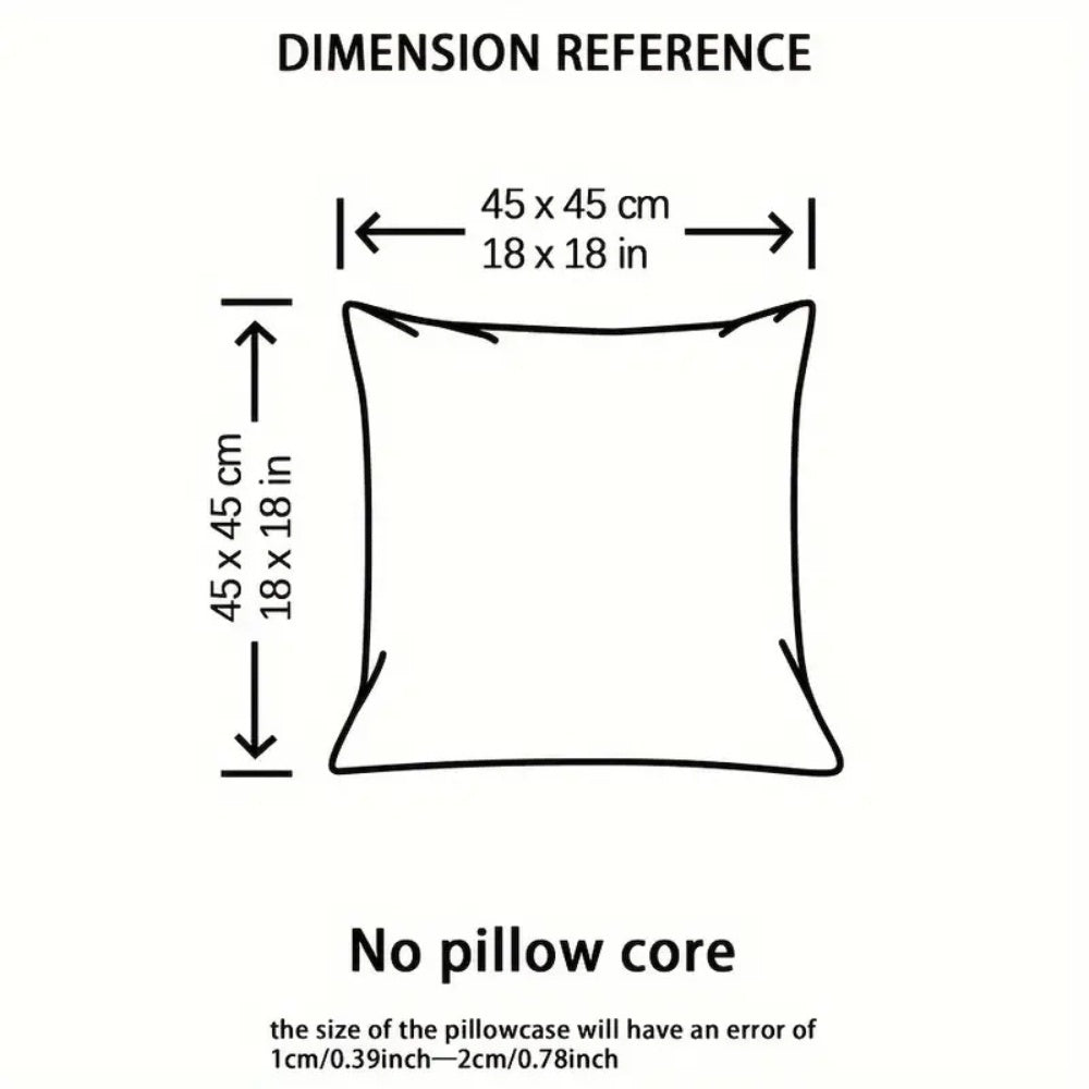 Double-Sided Marble Plush Cushion Cover