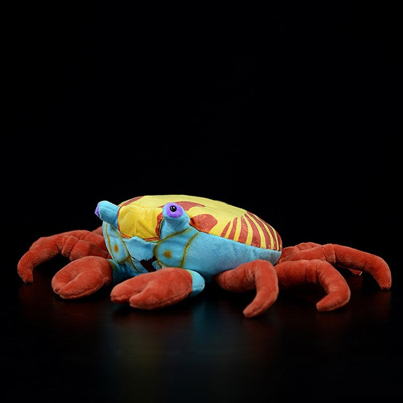 Red and Yellow Crab Plush Stuffed Toy