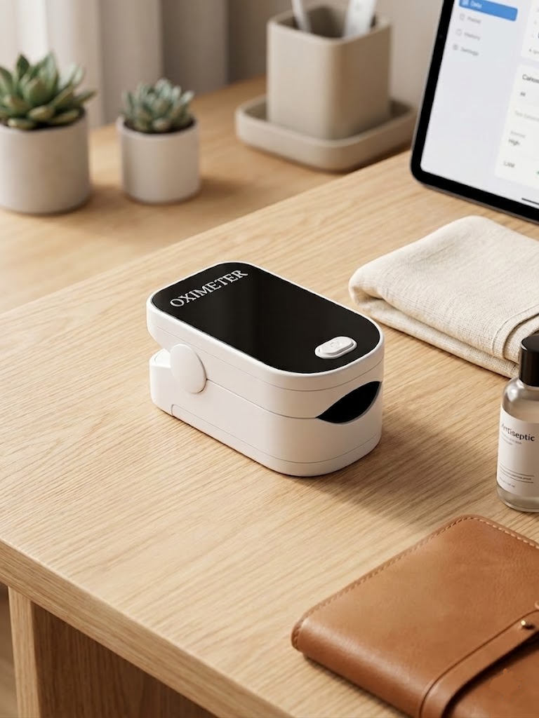 Non-Invasive Digital Fingertip Oximeter Monitor