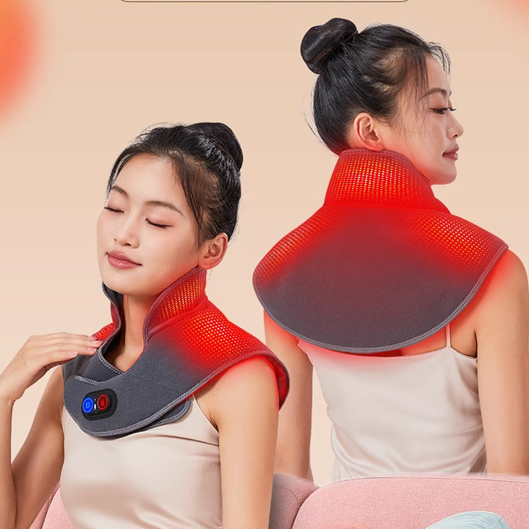 Electric Neck and Shoulder Heating Pad with Vibration Massage
