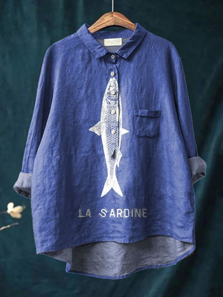 Sabine - Printed La Sardine Blouse