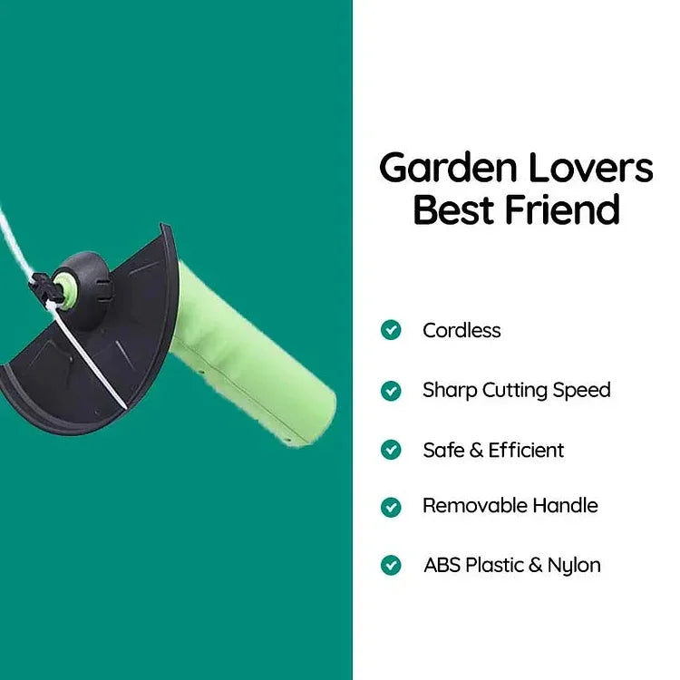 Cordless Mini Grass Trimmer with Adjustable Height