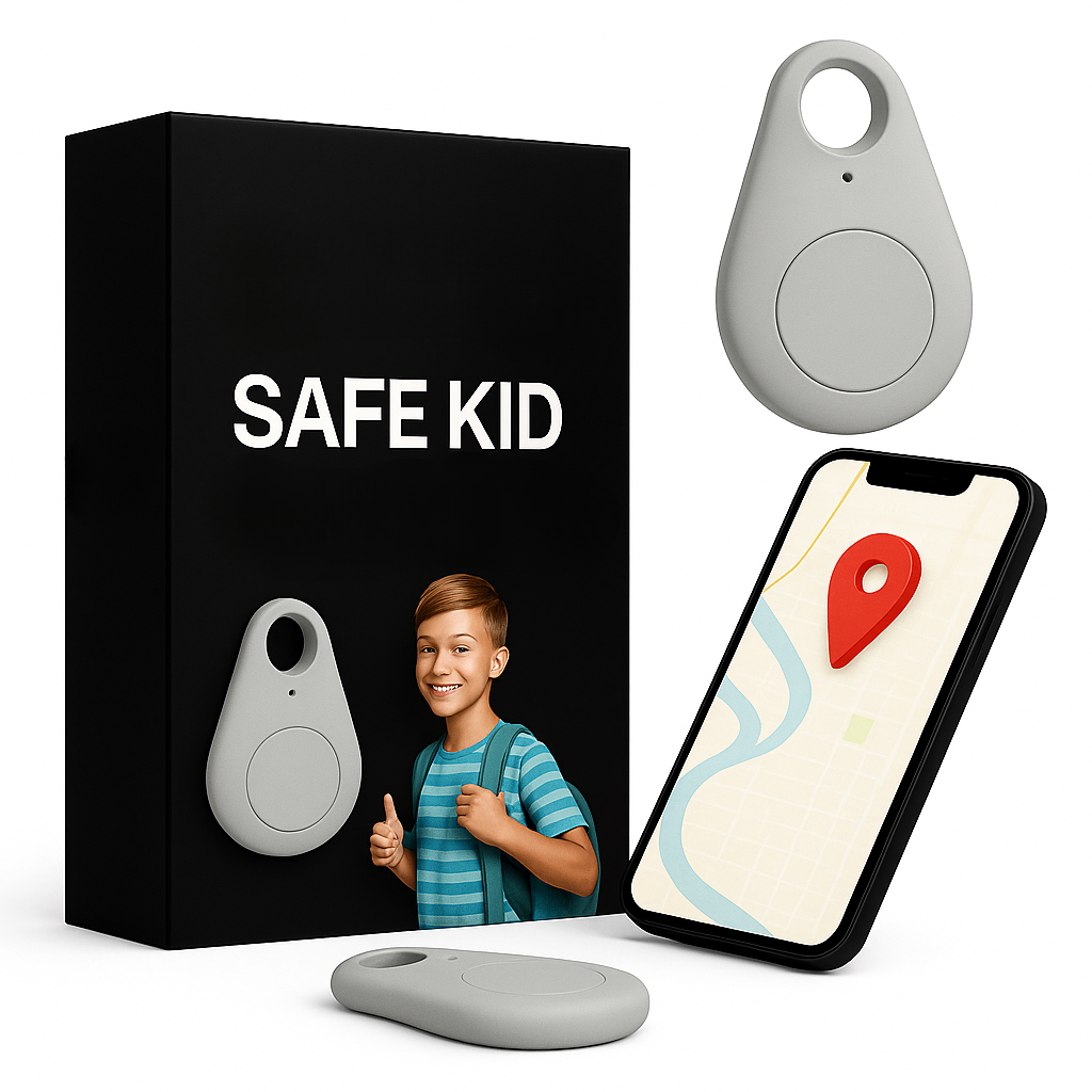 Waterproof Child GPS Tracker with Live Location & SOS Features