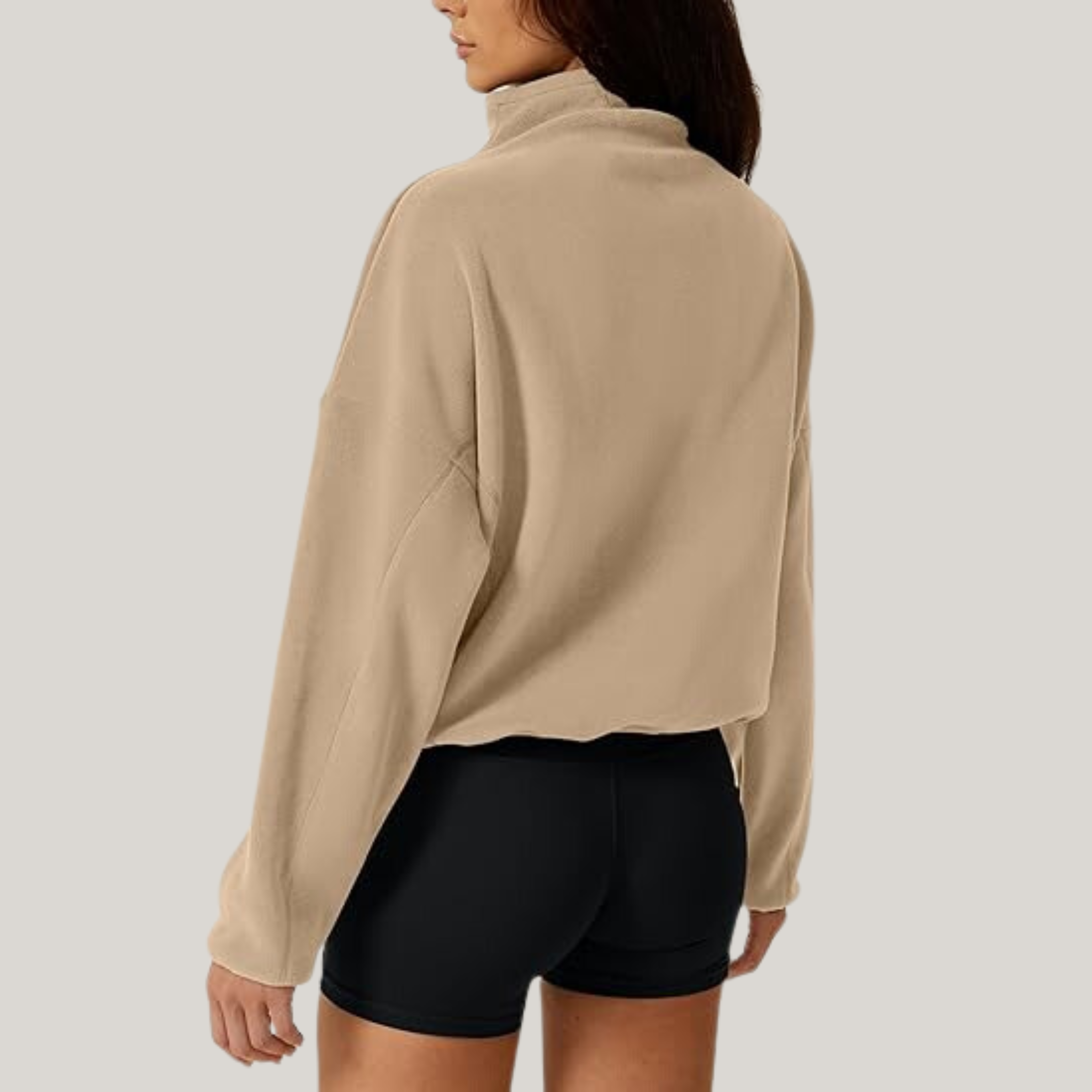 Rhea - Half-Zip Fleece Sweater
