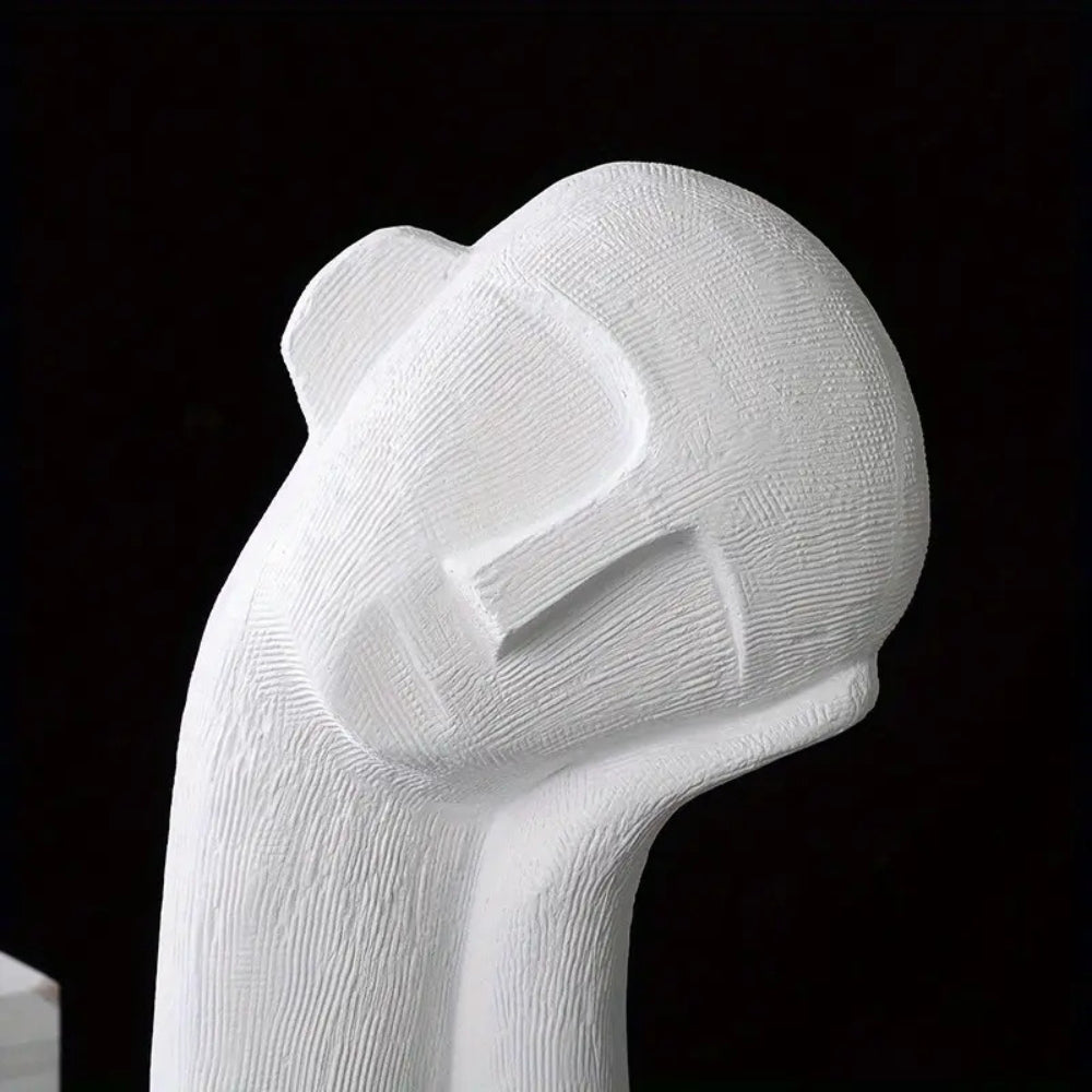 Asymmetrical Resin Abstract Sculpture