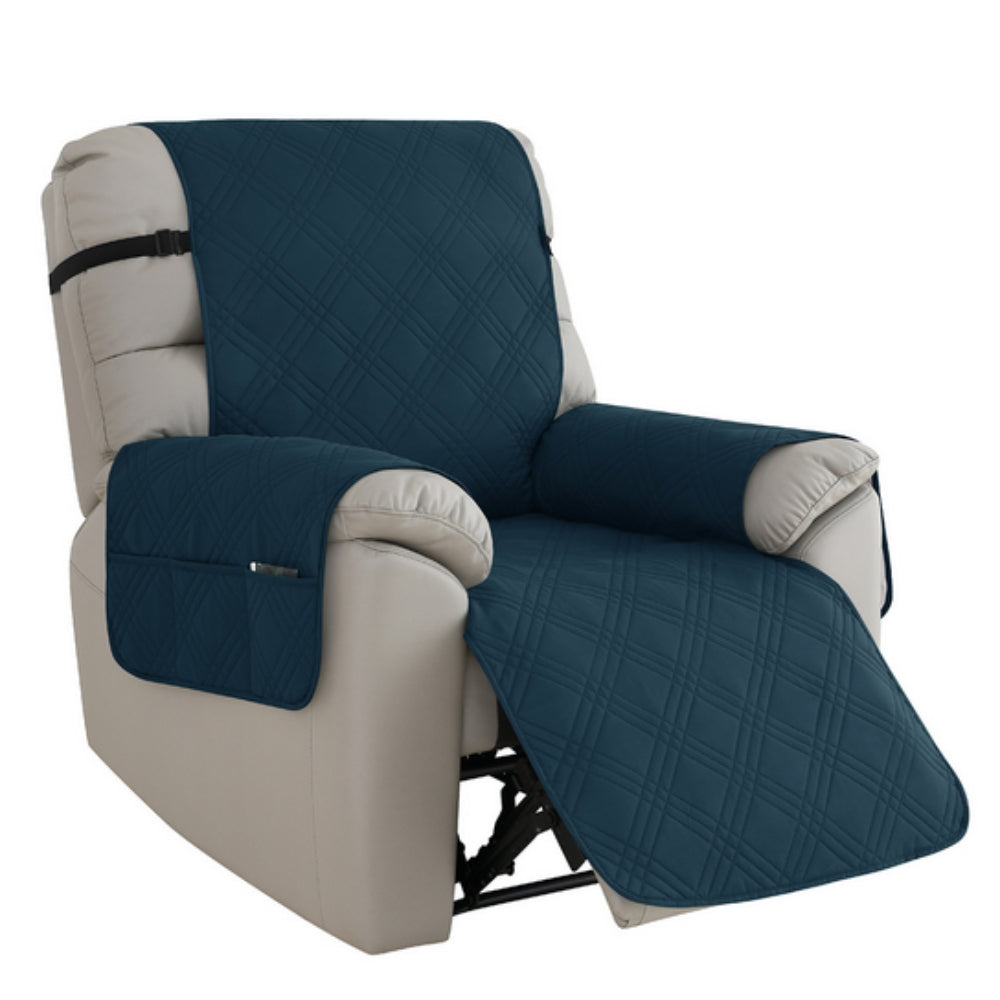Premium Waterproof Non-Slip Recliner Slipcover with Side Pocket