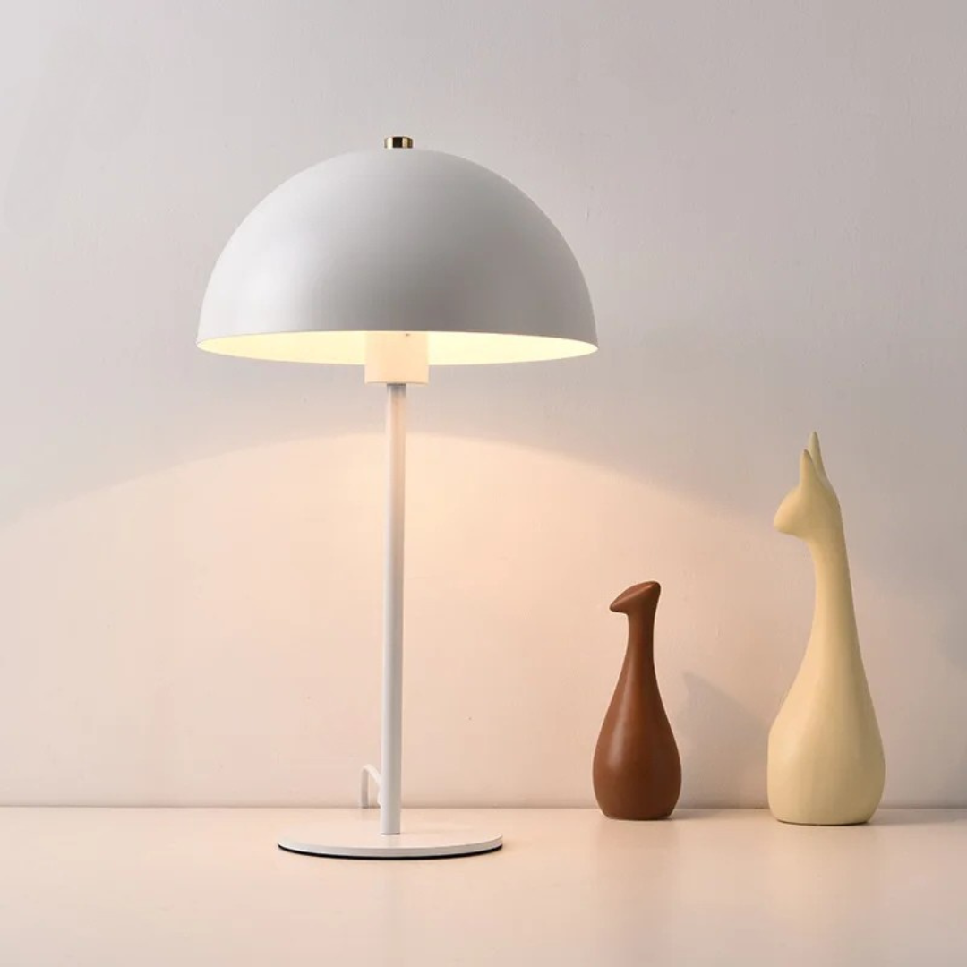 Modern Adjustable LED Table Lamp in Black and White