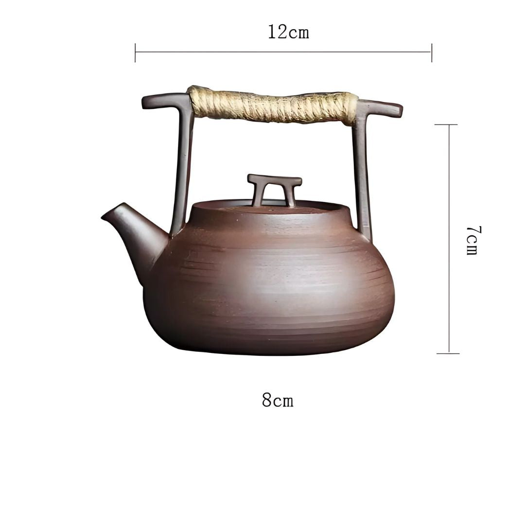 Ceramic Teapot with Warmer for Cozy Tea Moments