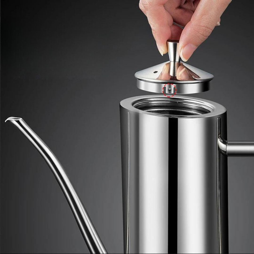 Stainless Steel Oil Dispenser with Precision Spout