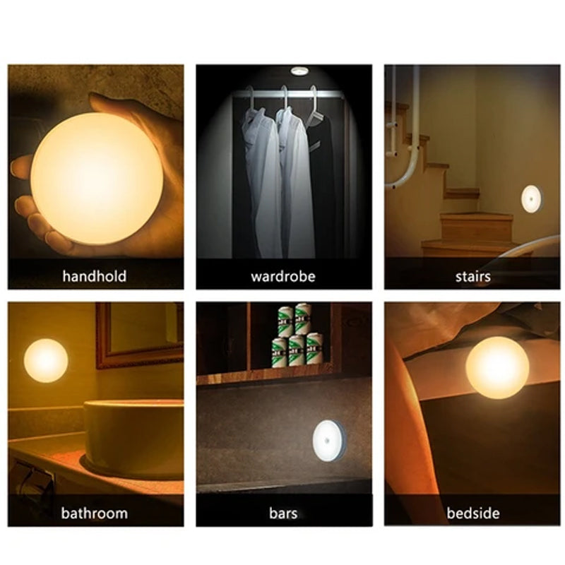 Motion-Sensor LED Night Light with Intelligent Induction