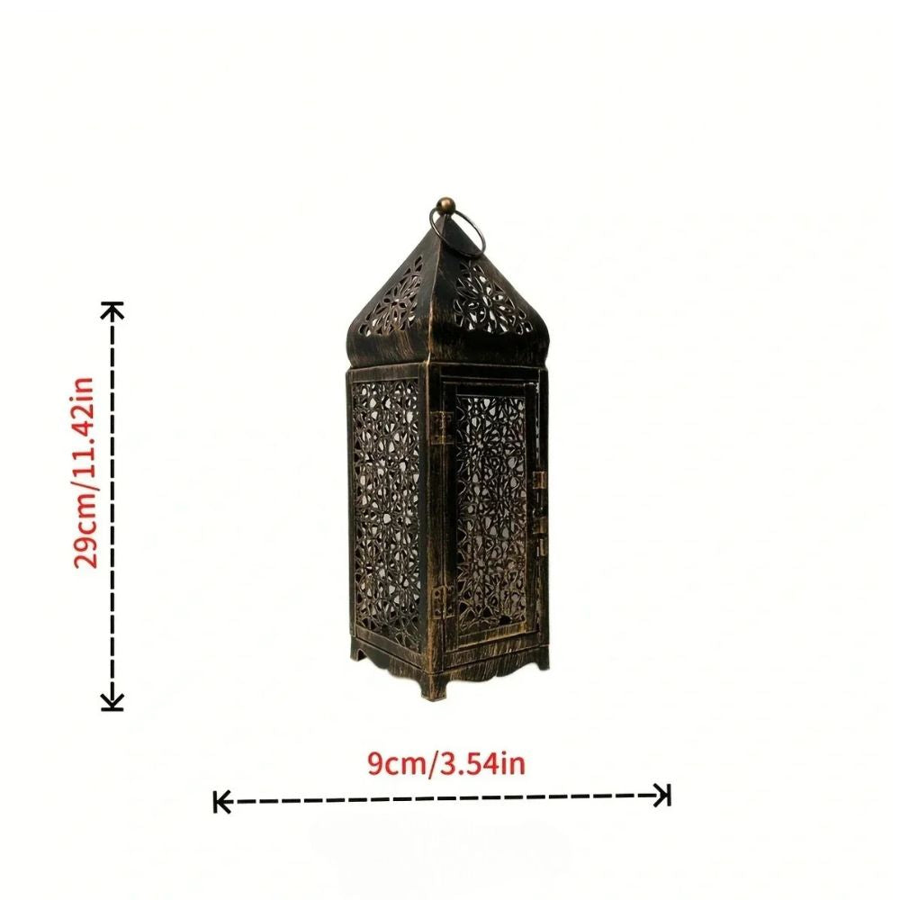 Middle Eastern-Inspired Iron Candle Holder