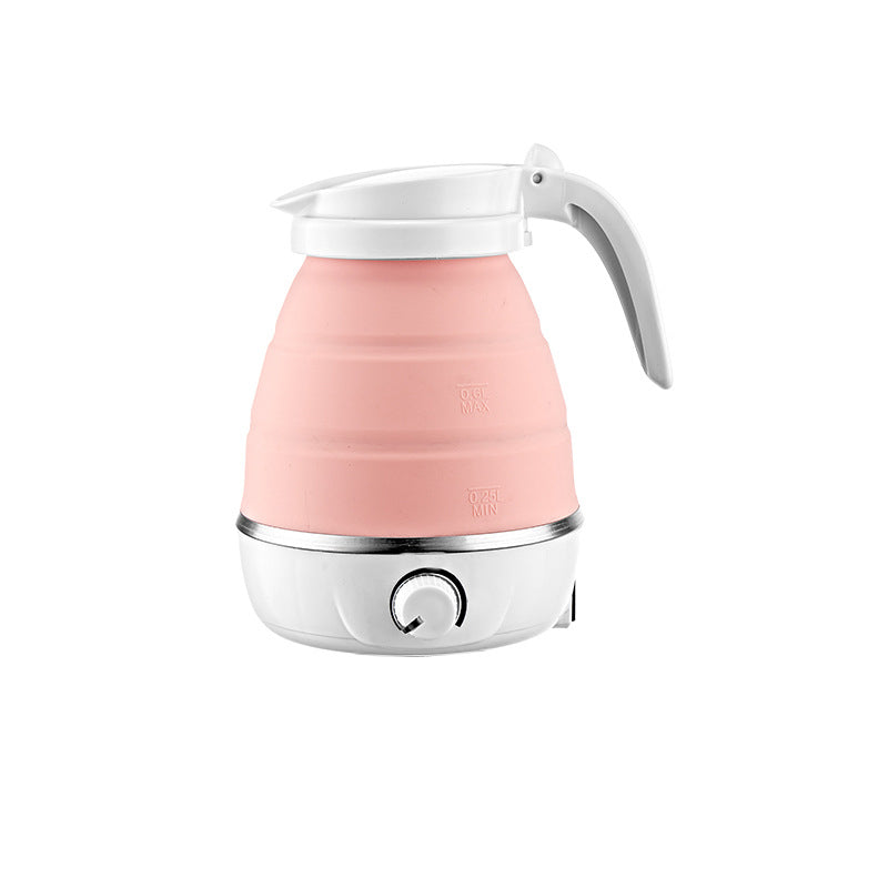 Portable Foldable Silicone Travel Kettle with Universal Plug
