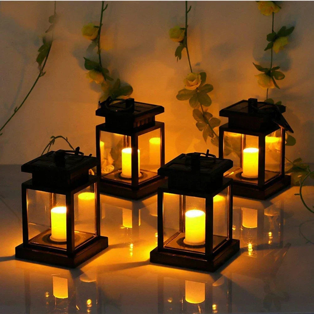 Solar LED Lantern - Eco-Friendly Outdoor Lighting with Chic Design