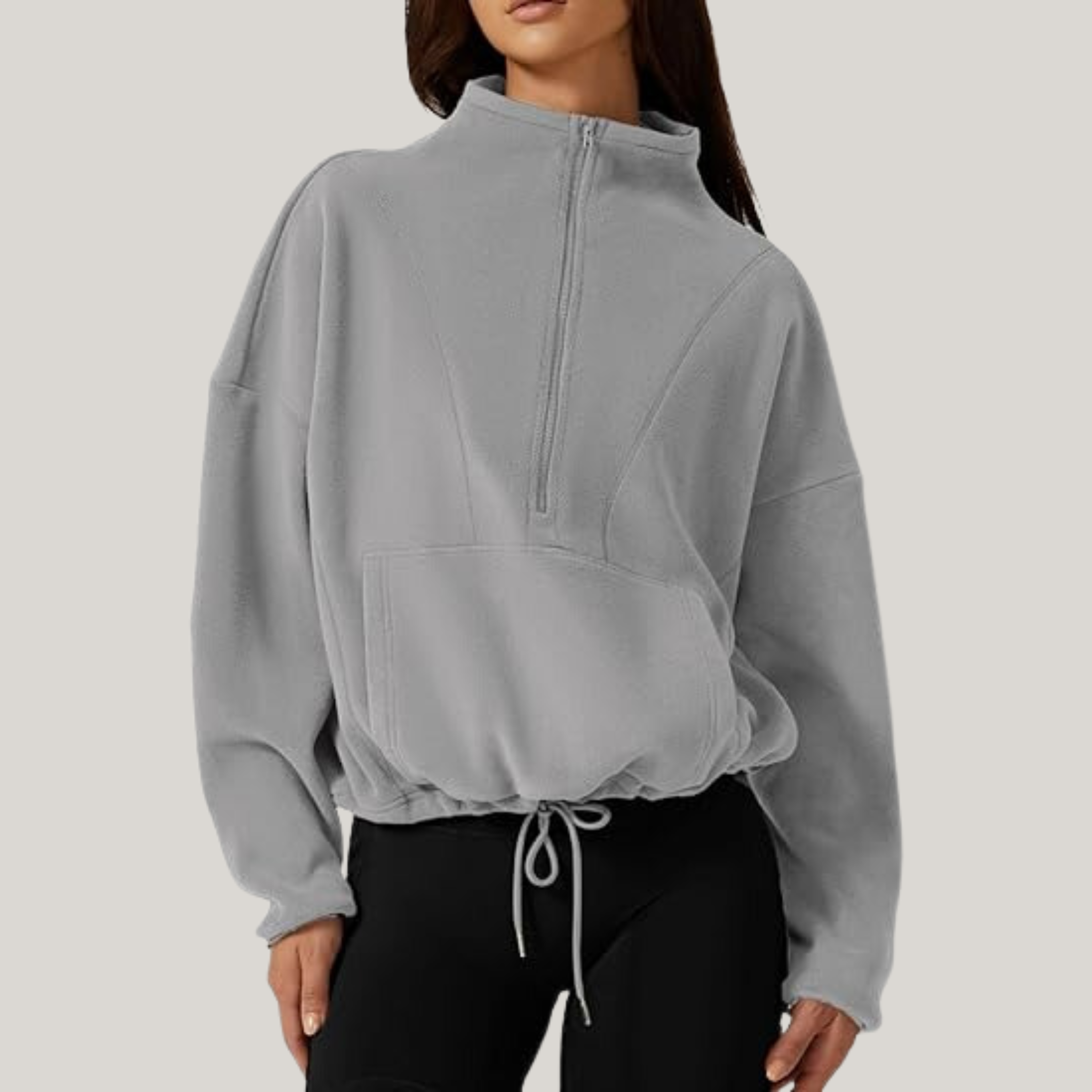 Rhea - Half-Zip Fleece Sweater