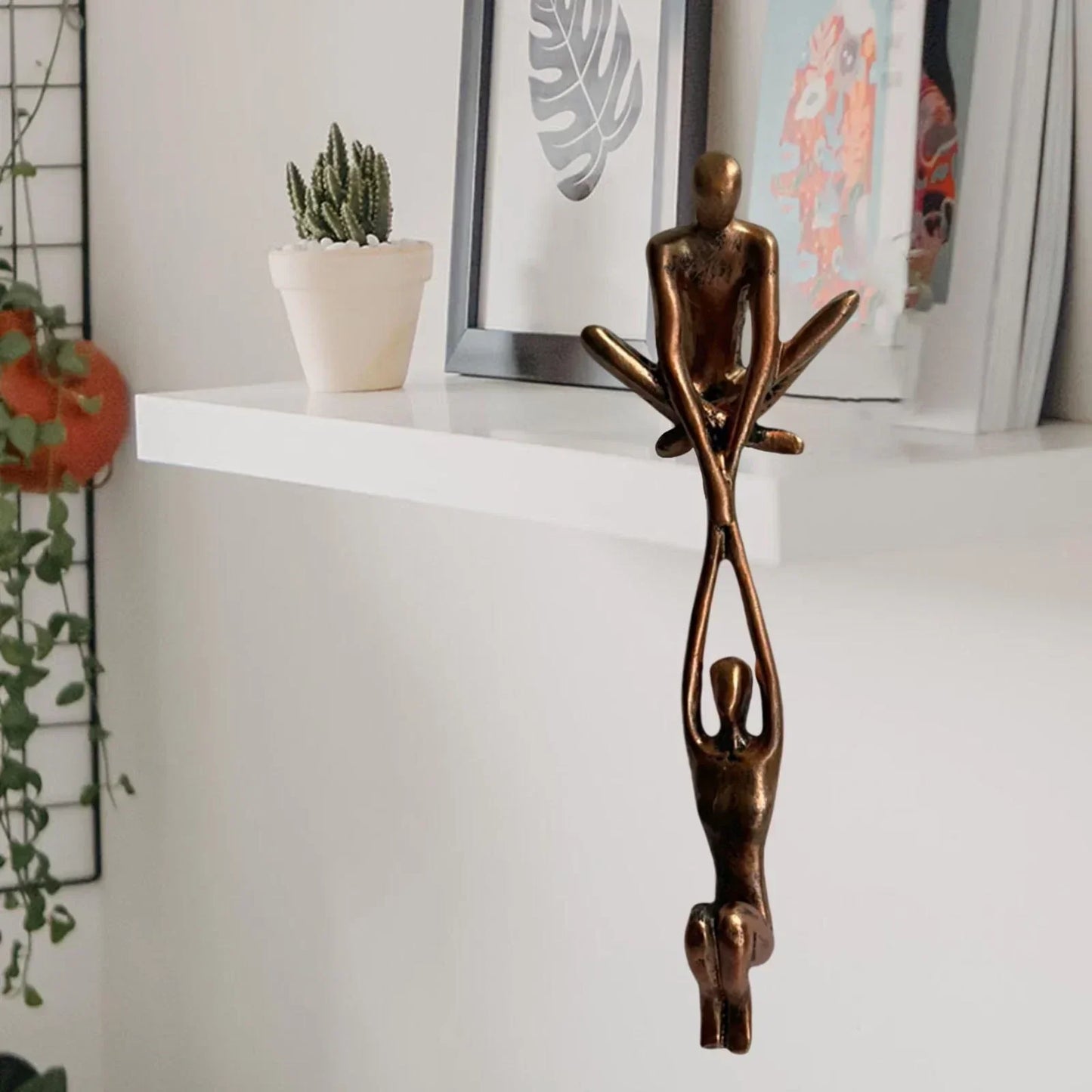 Love and Balance Decorative Sculpture in Resin