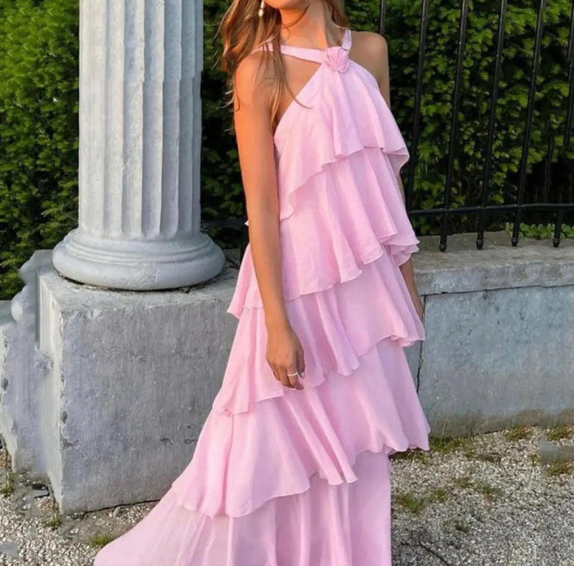 Isalie - Cascading Layered Dress