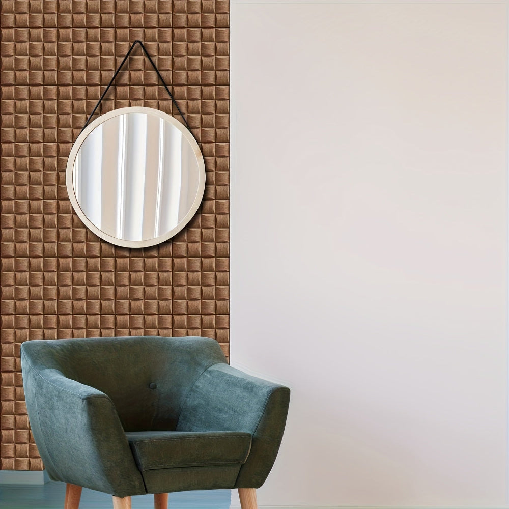 Self-Adhesive 3D Wood Texture Wall Panels - Waterproof Design