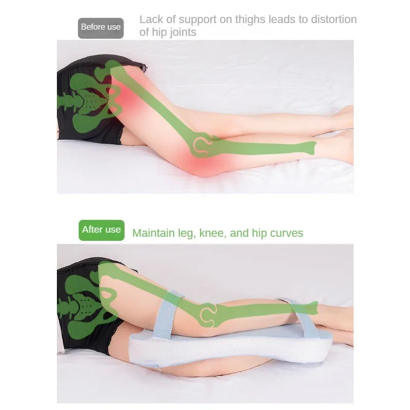 Ergonomic Memory Foam Leg Pillow for Side Sleepers