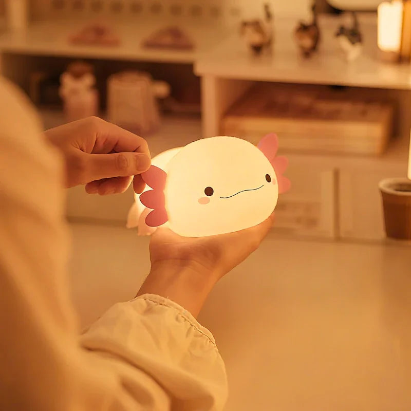 Rechargeable Soft Silicone Animal Night Light with Adjustable Brightness