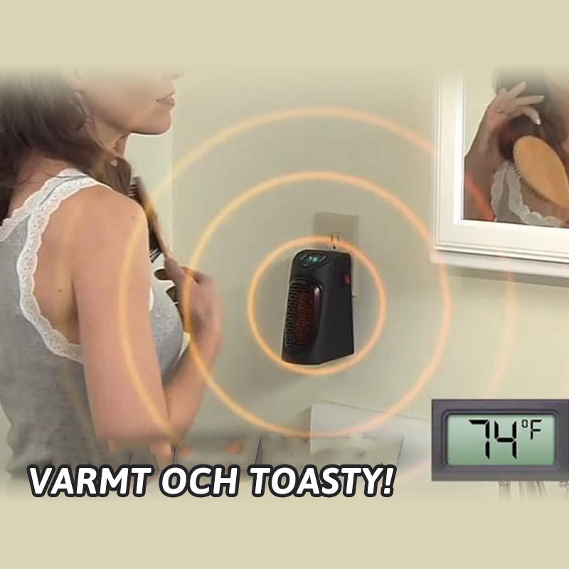 Portable Ceramic Space Heater with Adjustable Thermostat