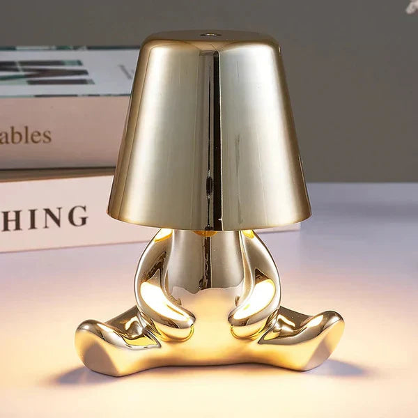 Elegant Rechargeable Table Lamp with Adjustable Brightness