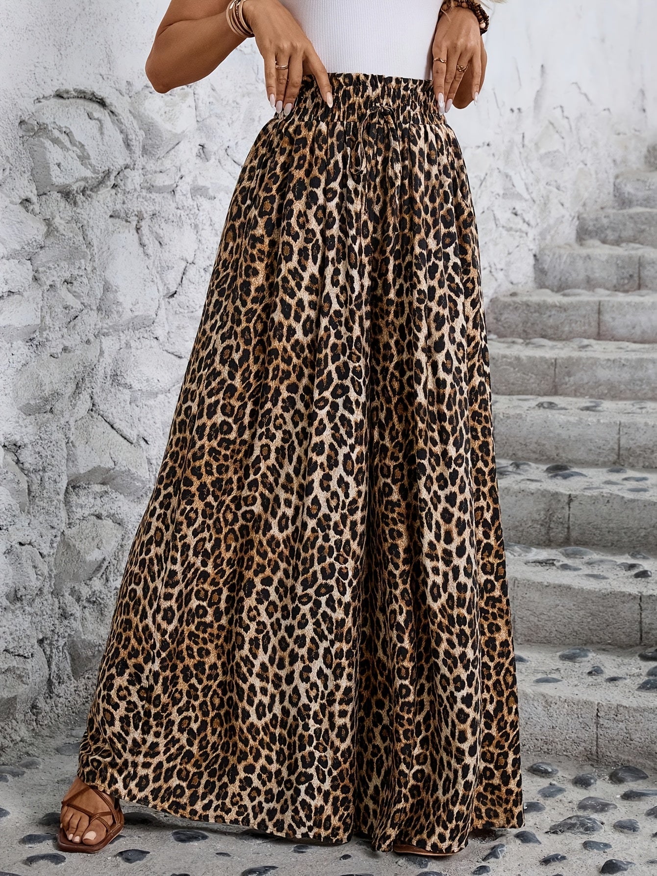 Milira - Leopard Flow Pants