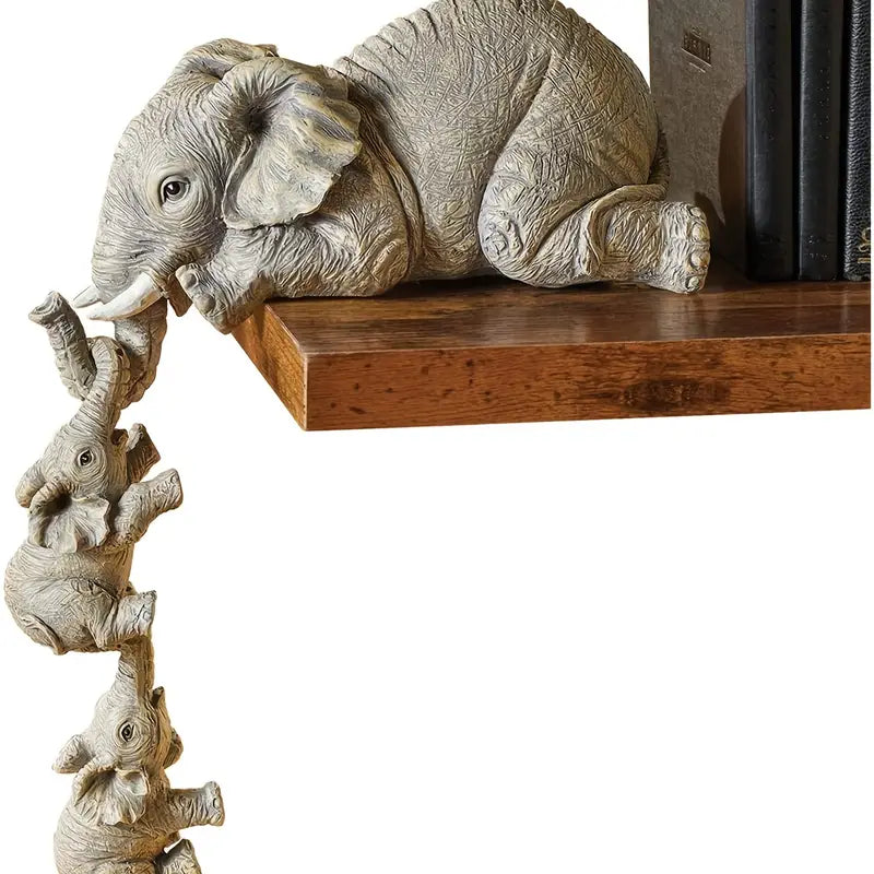 Elegant Elephant Decorative Ornament for Home Accents