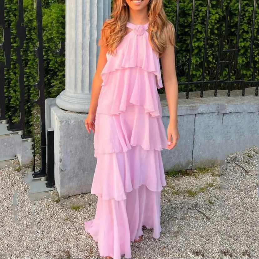Isalie - Cascading Layered Dress