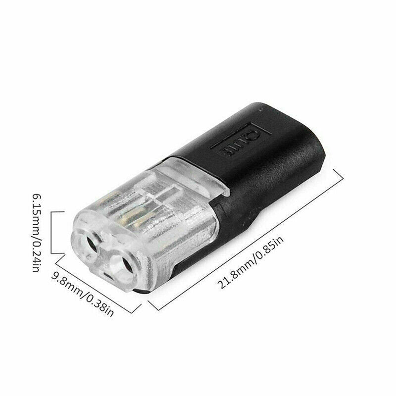 Double Wire Locking Connector for Safe Electrical Connections