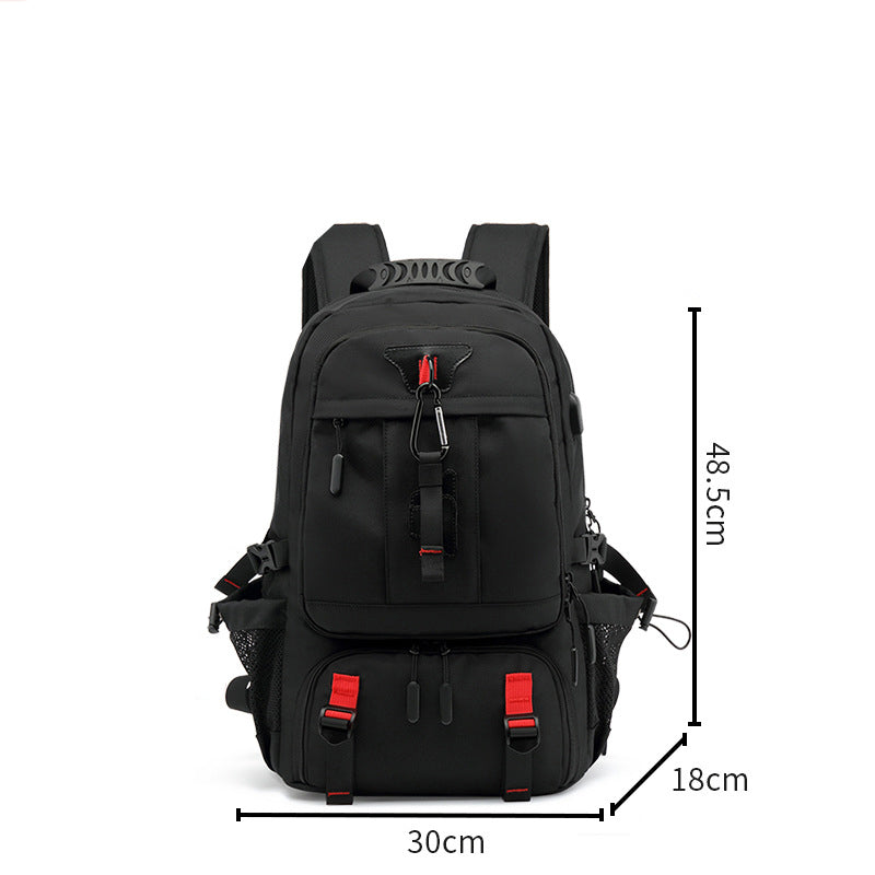 Large Capacity Waterproof Laptop Backpack with USB Charging Port