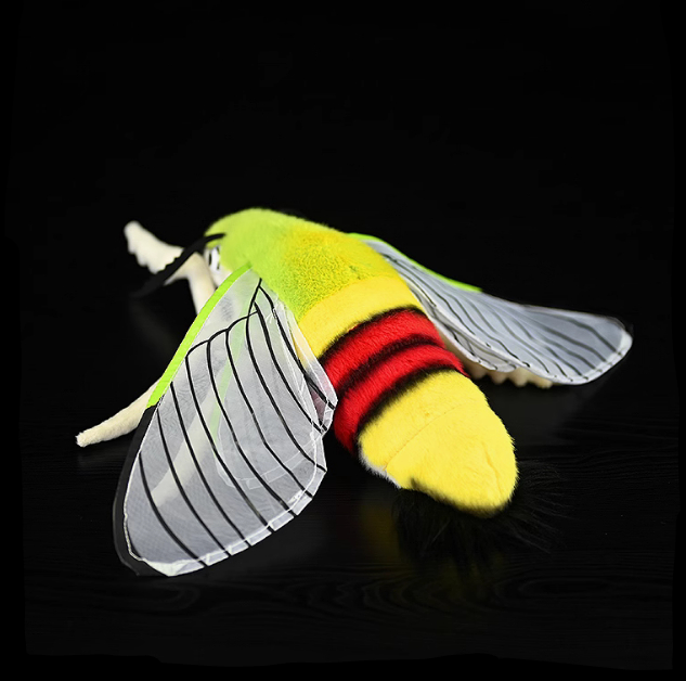 Pellucid Hawkmoth Plush Stuffed Toy 13 Inch