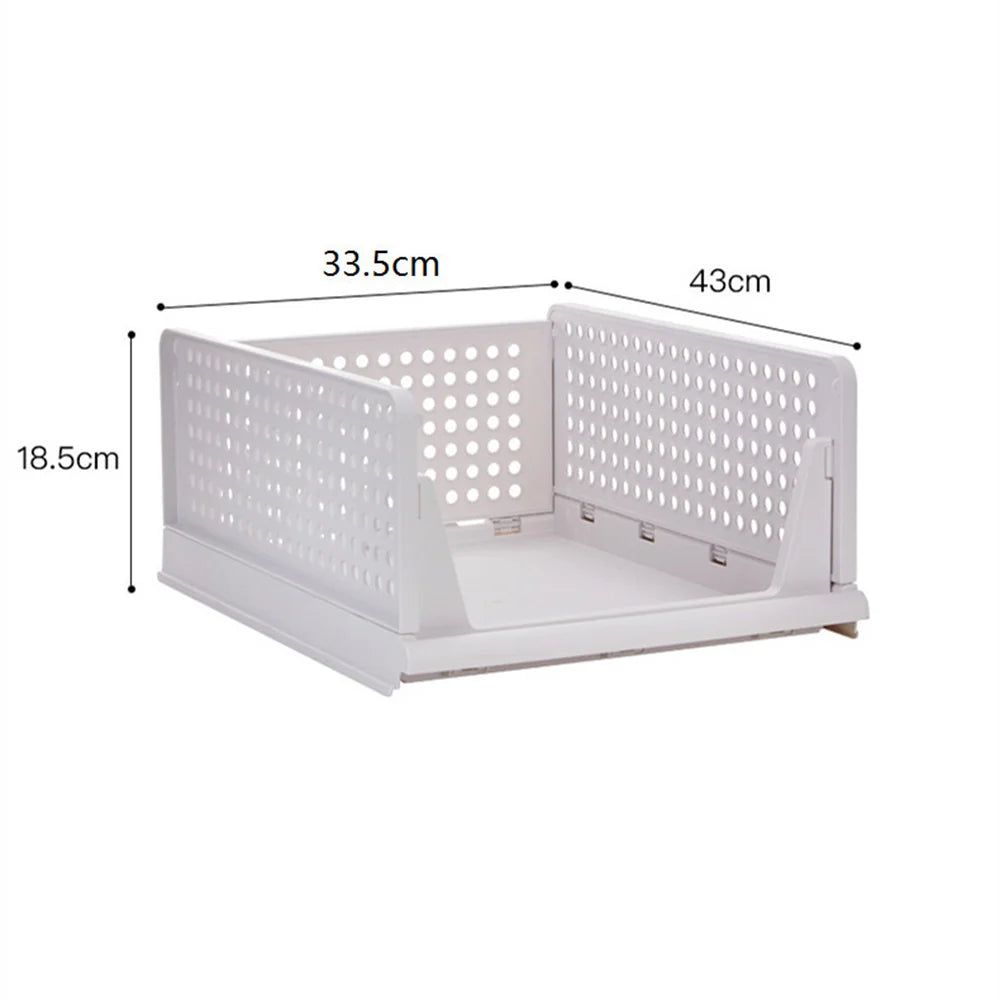 Stackable Clear Plastic Drawer Organizer