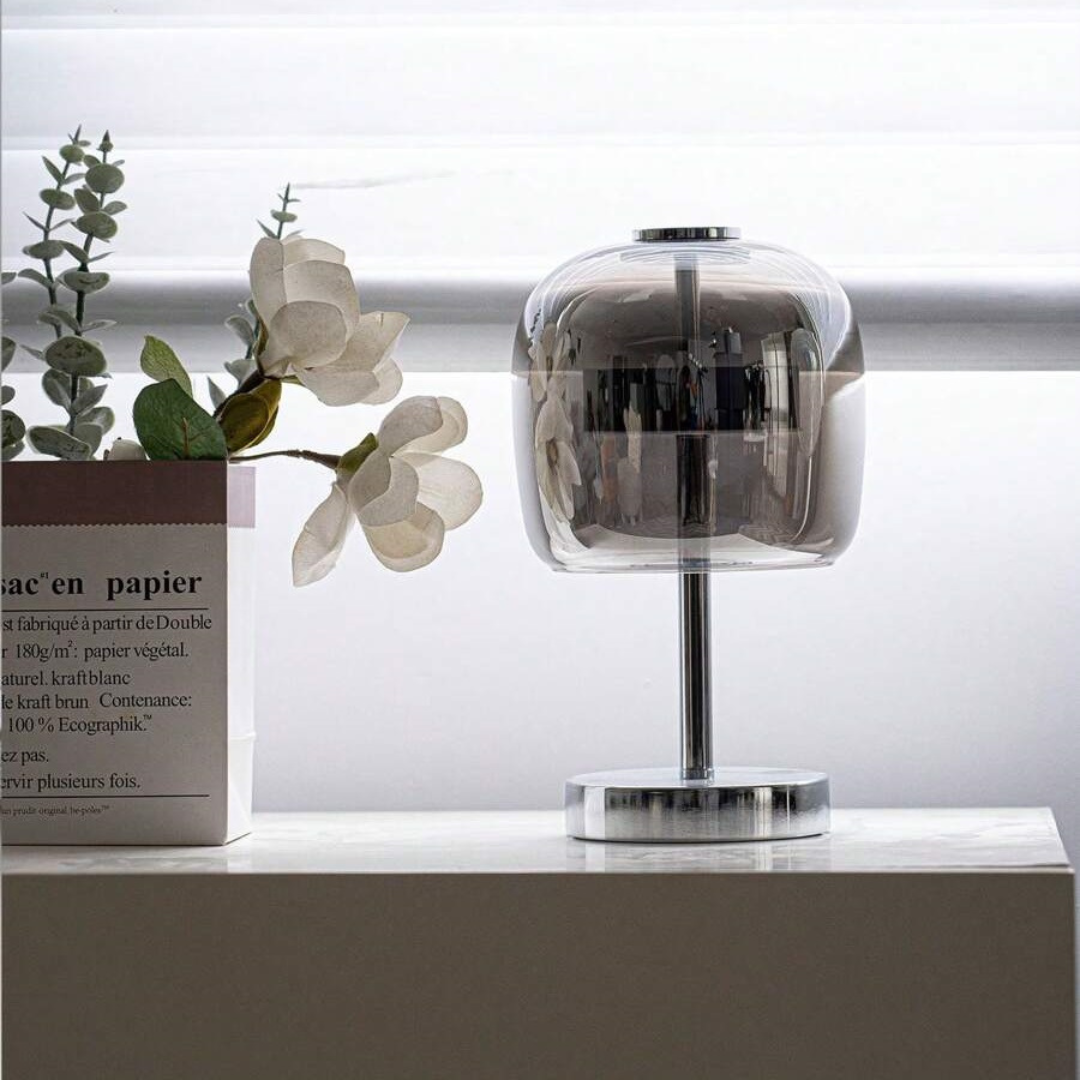 Dimmable Glass LED Table Lamp